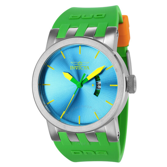Invicta DNA Quartz Light Blue Dial Men's Watch