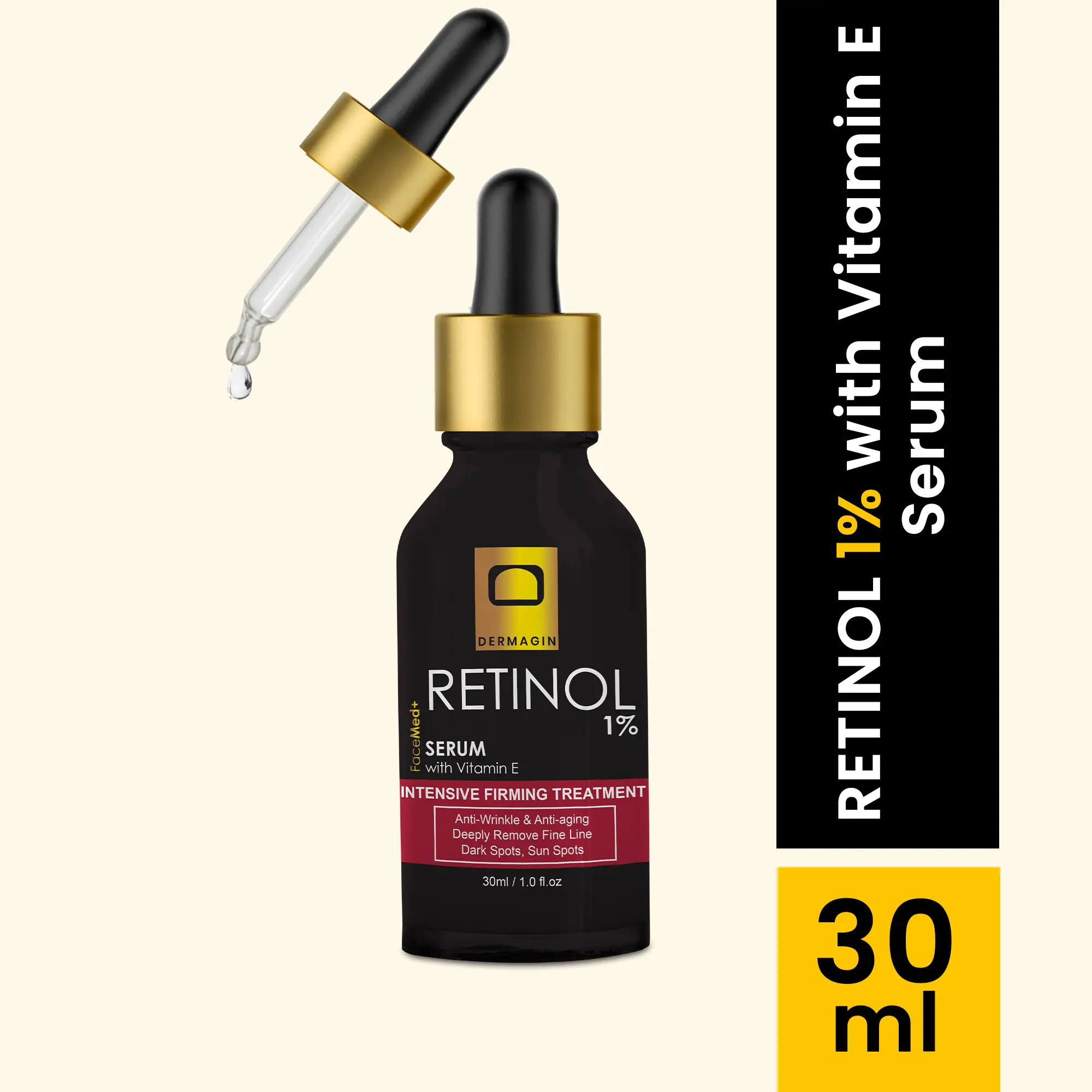 Retinol 1% with Vitamin E face Serum 30ml (Anti aging & Anti Wrinkle)