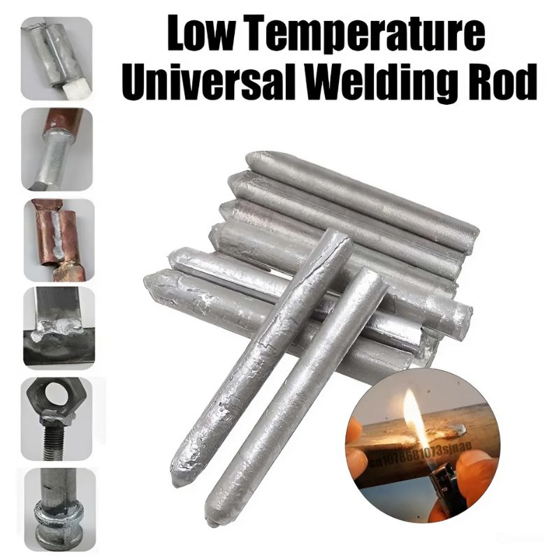 3pcs Low Temperature Welding Rods Easy Melt Stainless Steel Copper Iron Repairing Holes Tools Solder Aluminum Rod Agent&nbsp;Kits