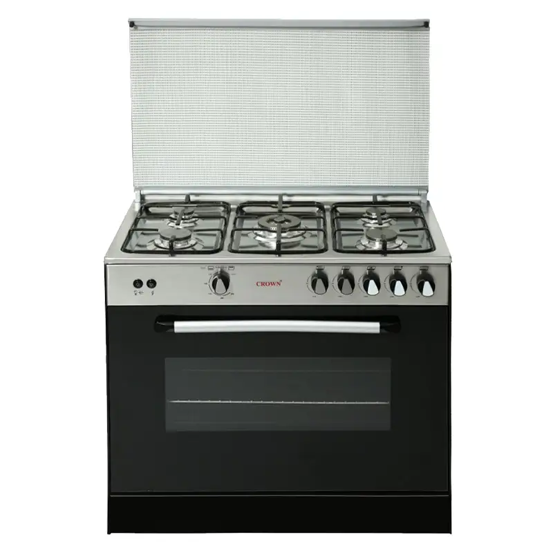 Crown 34G Magnetic Auto Ignition 5 Burner Cooking Range With Official Warranty