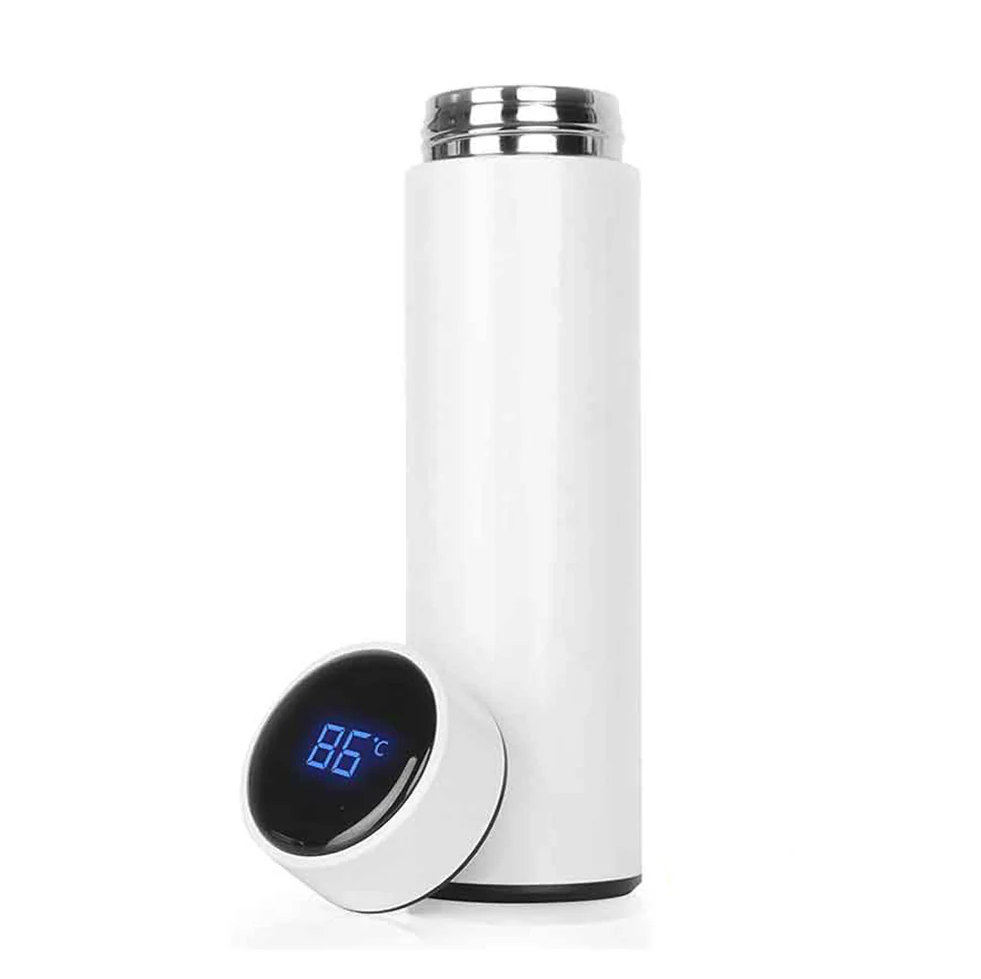 WHITE TEMPERATURE BOTTLE - Premium Quality - The famous temperature bottle by Print Eazy