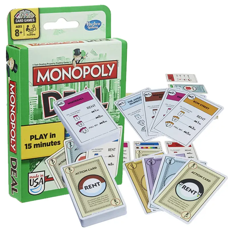 Hasbro Monopoly Deal Playing Cards Game - English (USA)