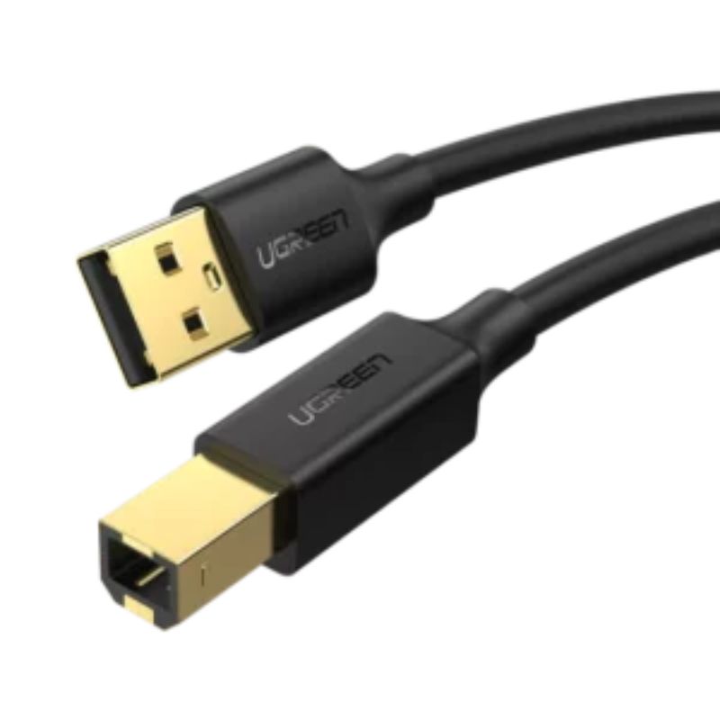 UGREEN USB 2.0 AM TO BM PRINT CABLE 10352 5-METER (BLACK)