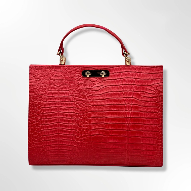 Garry's & Co Croc Top Handle Bag 7A