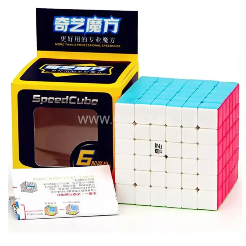 Smart Rubik's Cube 6x6 - Mental Challenge - Sticker less High Speed Extra Smooth Puzzle