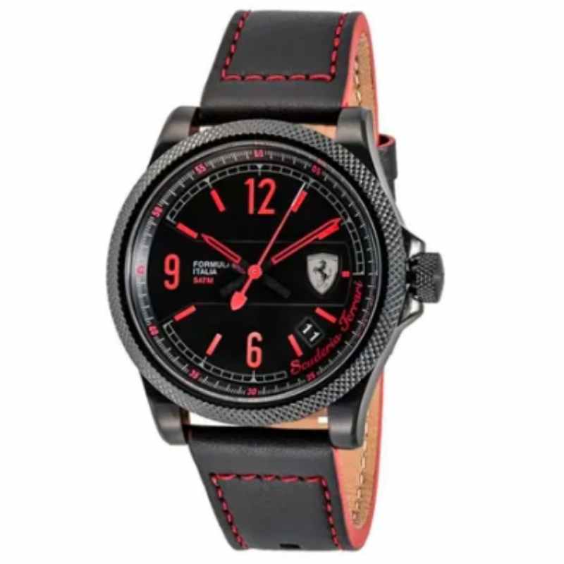 Scuderia Ferrari Men's Formula Italia S Analog Watch 830271 - 43 mm - Black