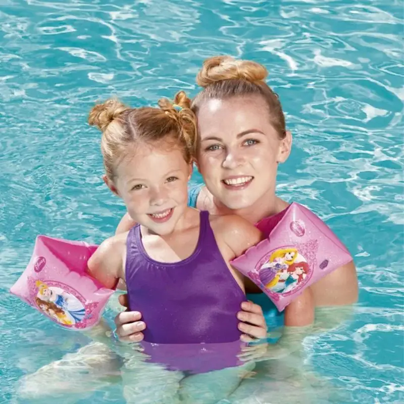 Bestway – Disney Princess Arm Bands – Swim Arm Bands For Kids - 9" x 6"