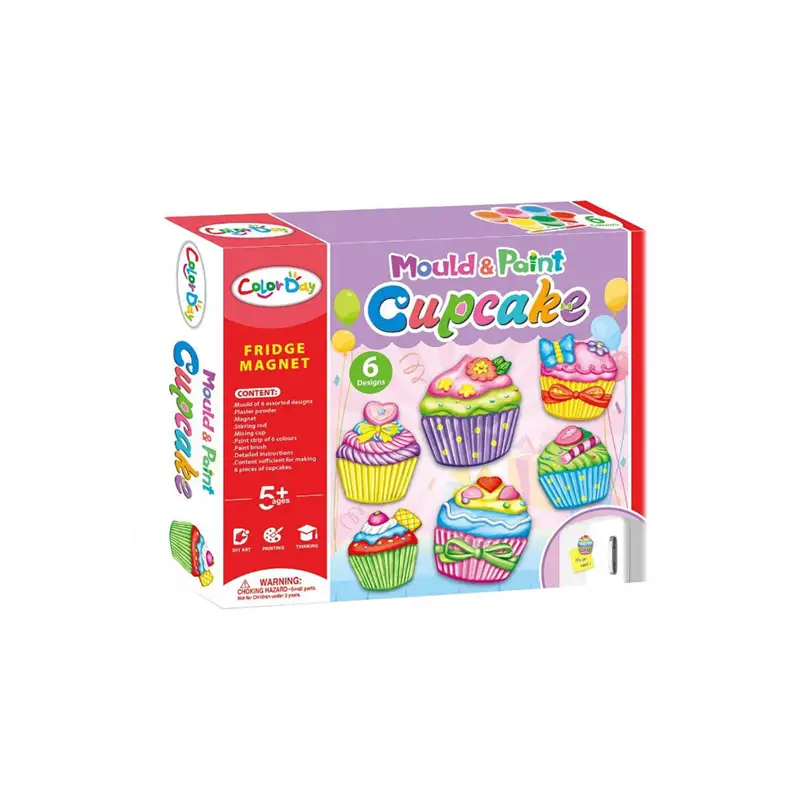 Mould & Paint - Cupcake Fridge Magnets