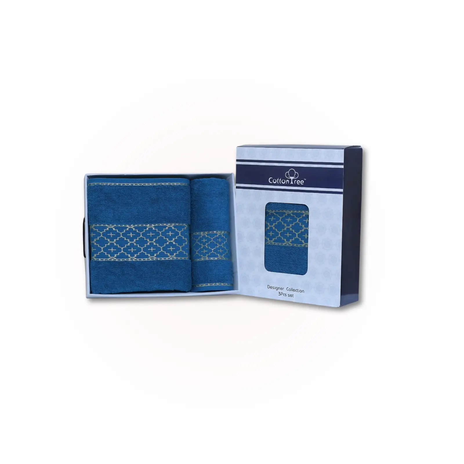 Luxury Bath Towels Set (3 Pcs) – Soft, Absorbent & Premium Quality for a Spa-Like Experience