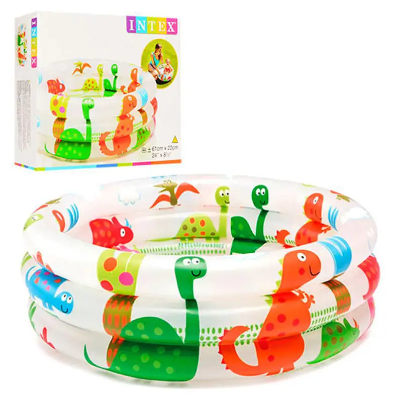 Intex - Dinosaur 3 Ring Baby Pool (2 ft x 8.5 inches) - 57106