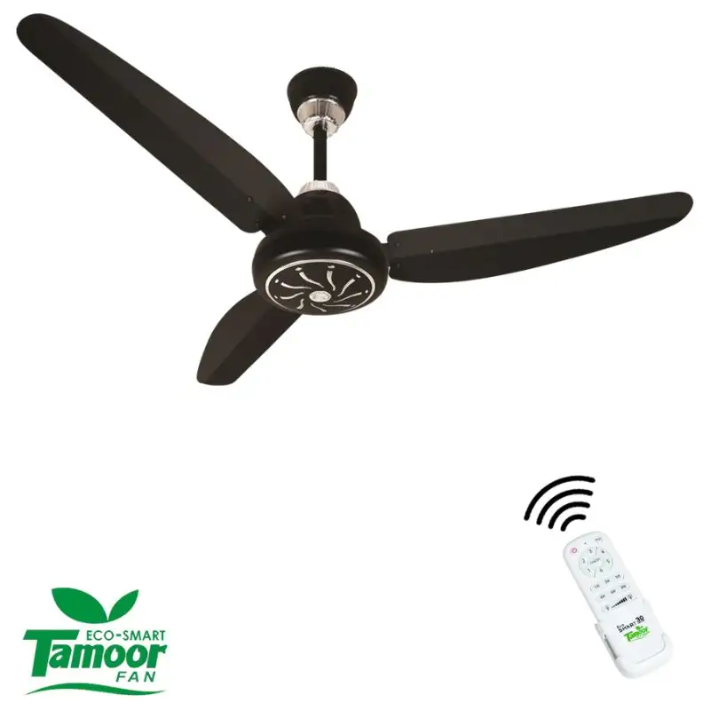 Tamoor Ceiling Fan 30W Super Pearl Model Black | Eco-Smart Series With Official Warranty