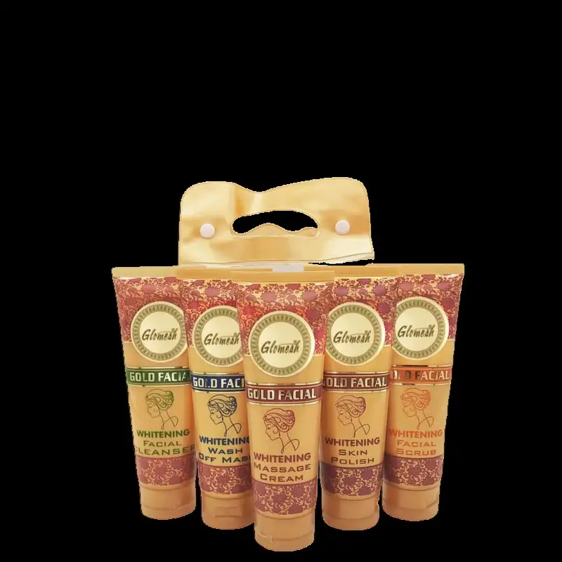 Glomesh 5in1 Gold Facial Kit (Tube)