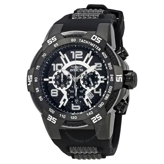 Invicta Speedway Chronograph Black Dial Men's Watch