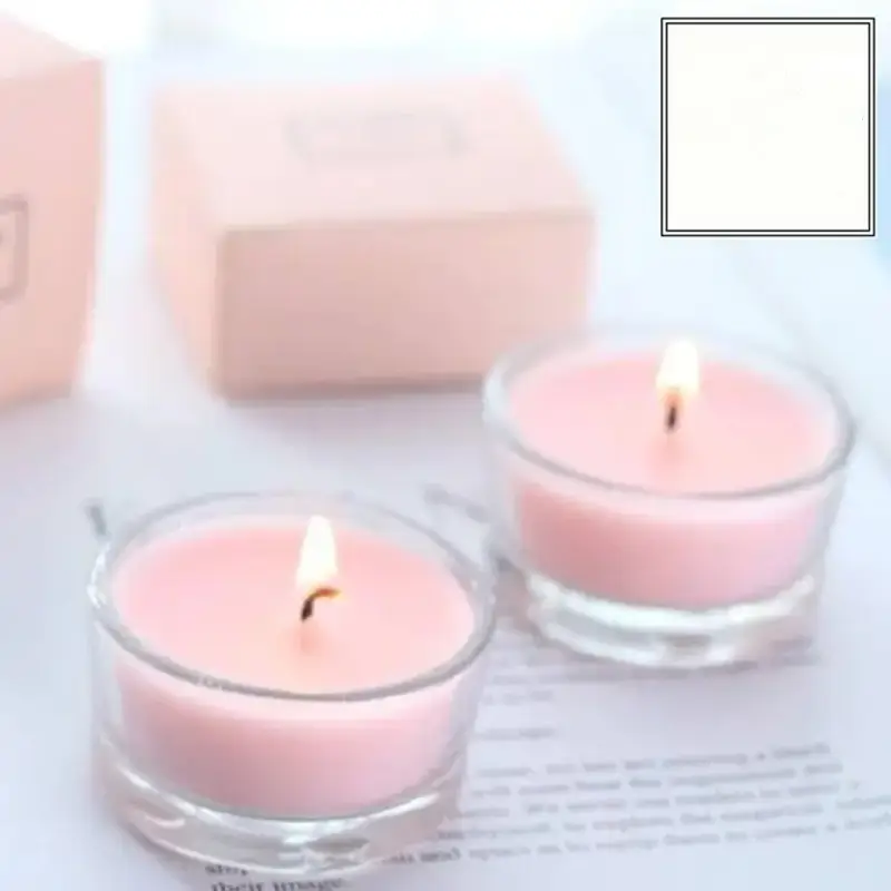 Aroma Flick Scented Candle with Beautiful Glass Bowl in Rose Fragrance (Pack of 2)