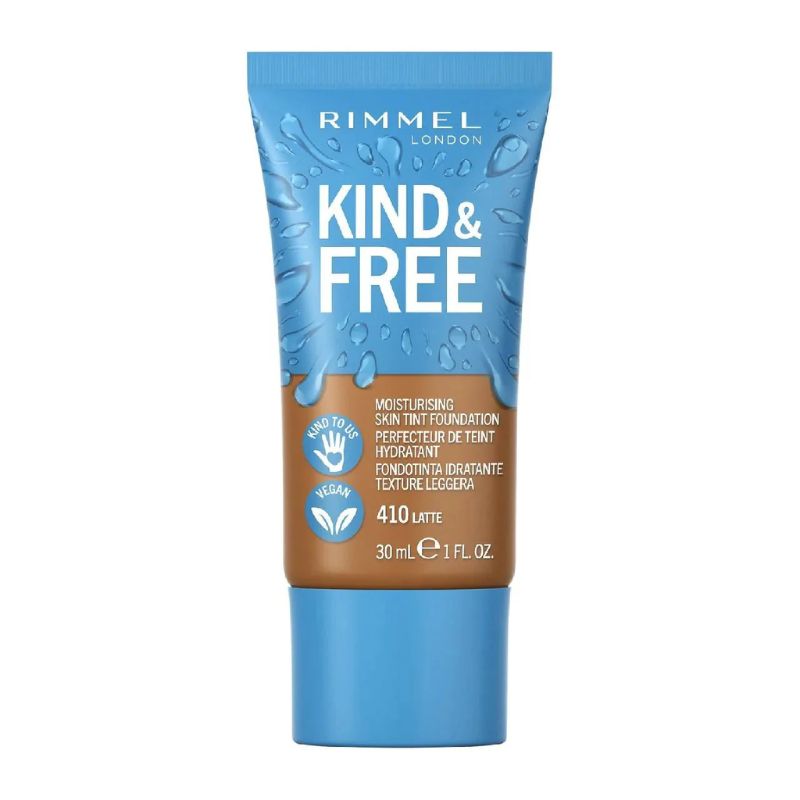 Rimmel London 410 Kind & Free Skin Tint Foundation Latte 30Ml (3616302990122)