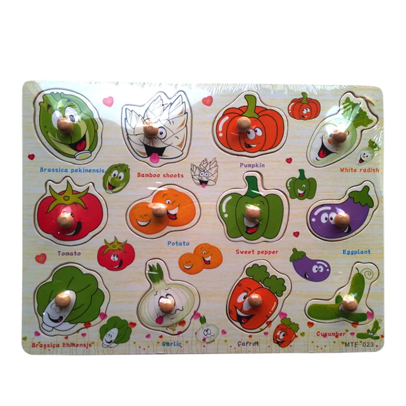 Wooden Puzzle – Learning Vegetables