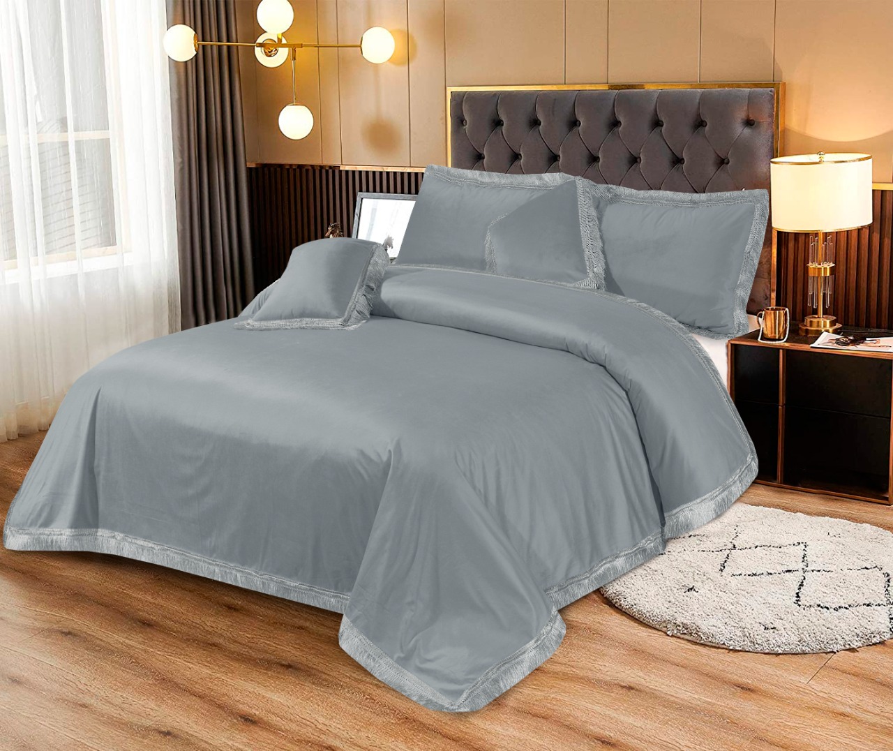 Mardian Velvet Bridal Bed Set | 5pcs | MVB02