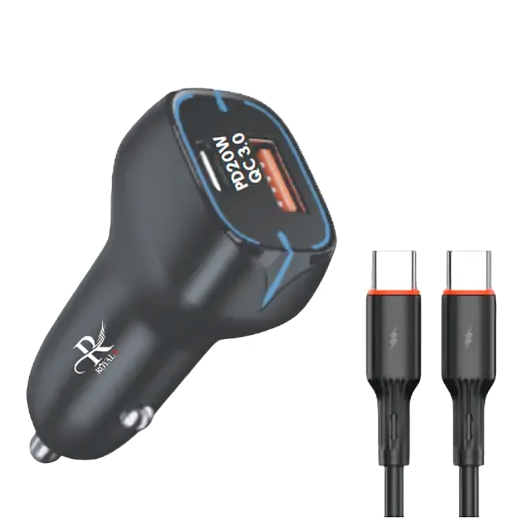 RoyalX RCC-1000 PD QC3.0 + 20W RCC-1000 PD Fast Car Charger