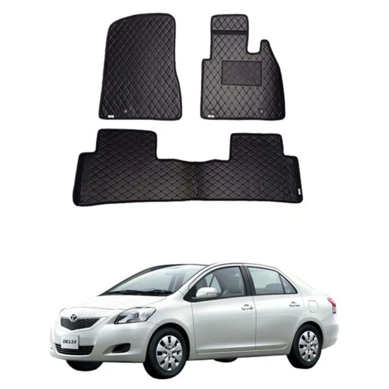 Car Geek Toyota Belta 7D Floor Mat Flat Style