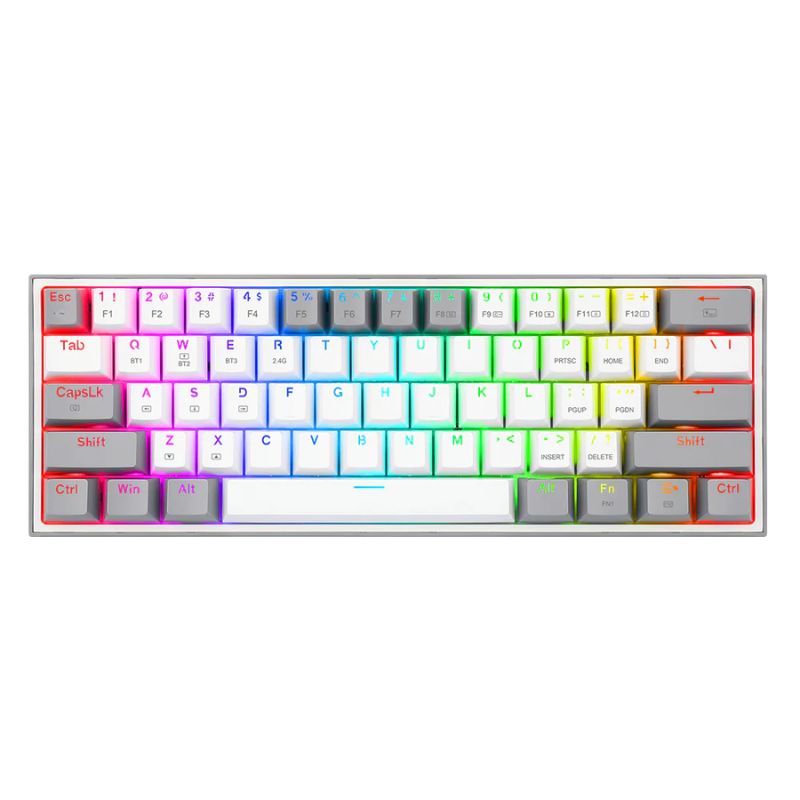 Redragon K616-RGB Fizz Pro Wired Wireless, Bluetooth Mechanical Gaming Keyboard