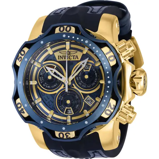 Invicta Venom Chronograph Quartz Blue Dial Men's Watch