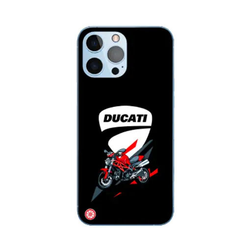 Customized Mobile Case for Apple iPhones (Ducati Design - PW)
