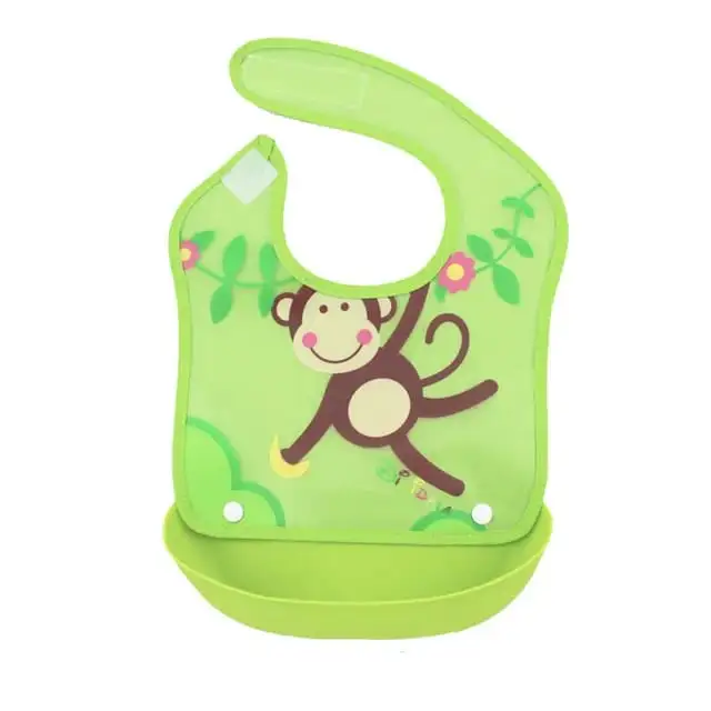 Silicone Baby Bibs for Babies & Toddlers (6-72 Months), Waterproof, Soft, BPA Free, Easy Clean up