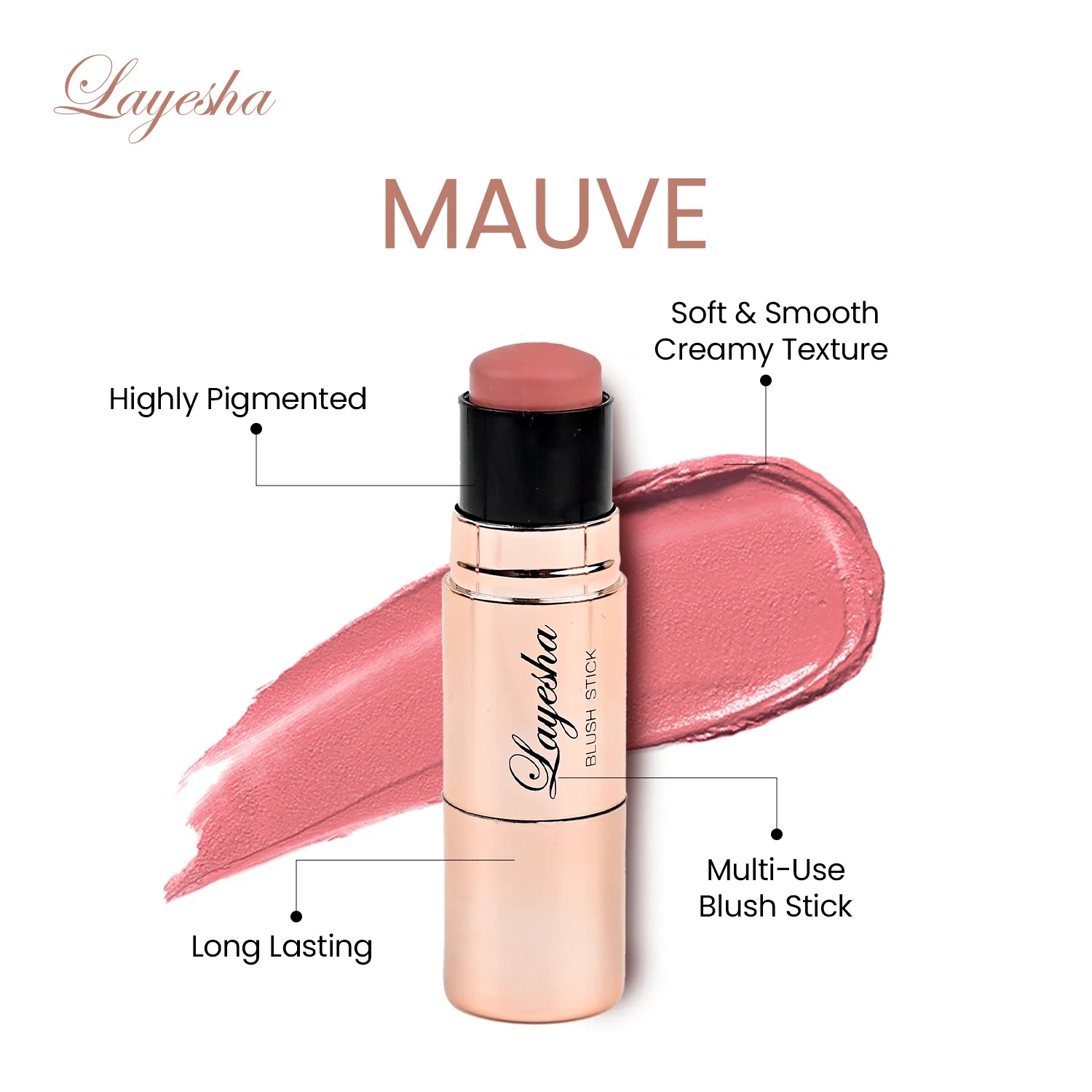 Layesha Mauve Blush  Stick