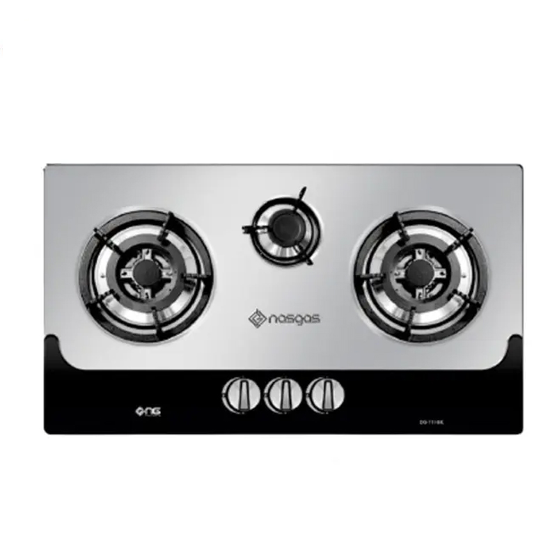 Nasgas DG-111 BK Steel Top Built In Hob With Official Warranty