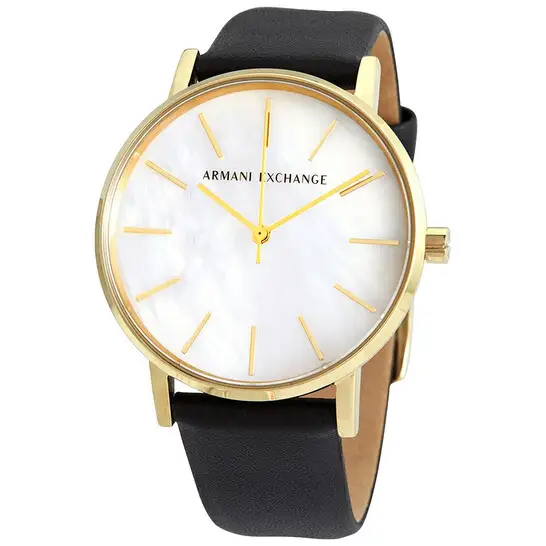 Armani Exchange Lola Quartz Cream Dial Ladies Watch