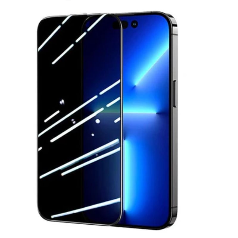 Joyroom JR-P02 Tempered Glass Screen Protector (2.5D Full Screen with Black Edge) for iP 14 Pro 6.1" (Privacy)