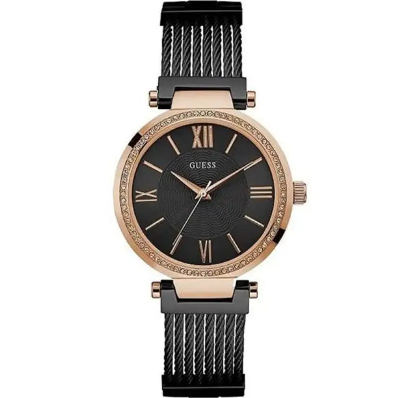 Guess Women’s Quartz Black Stainless Steel Black Dial 36mm Watch W0638L5