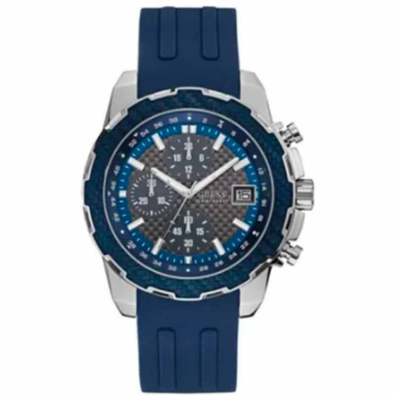 Guess Men's Octane Water Resistant Analog Watch W1047G2 - 46 mm - Blue