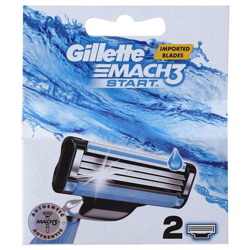 Gillette Mack3 Start Cartrages Pack Of 2's Refills Original India