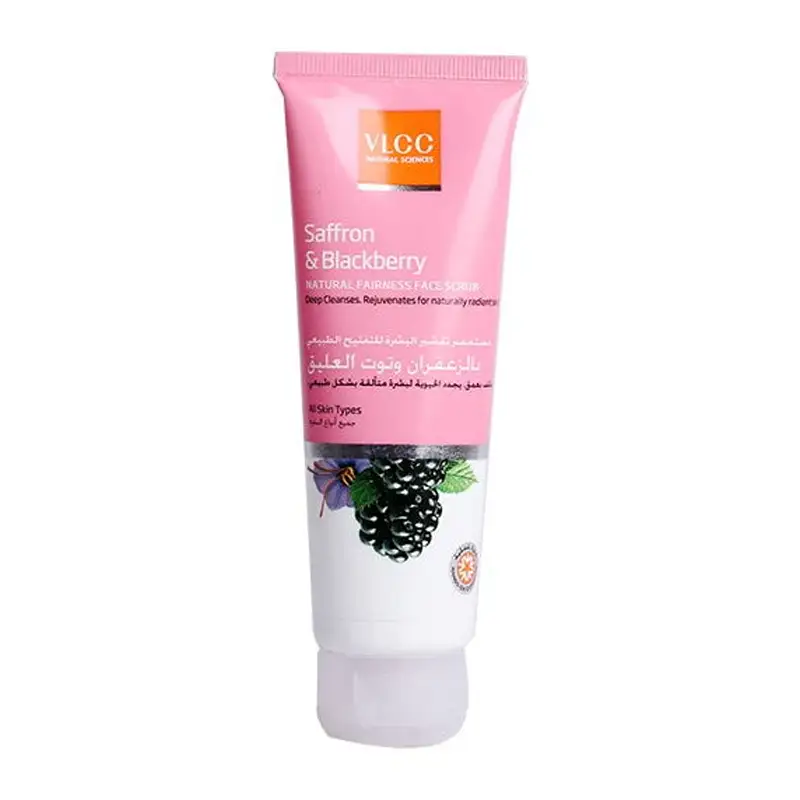 Saffron & Blackberry Natural Fairness Face Scrub 150 ml