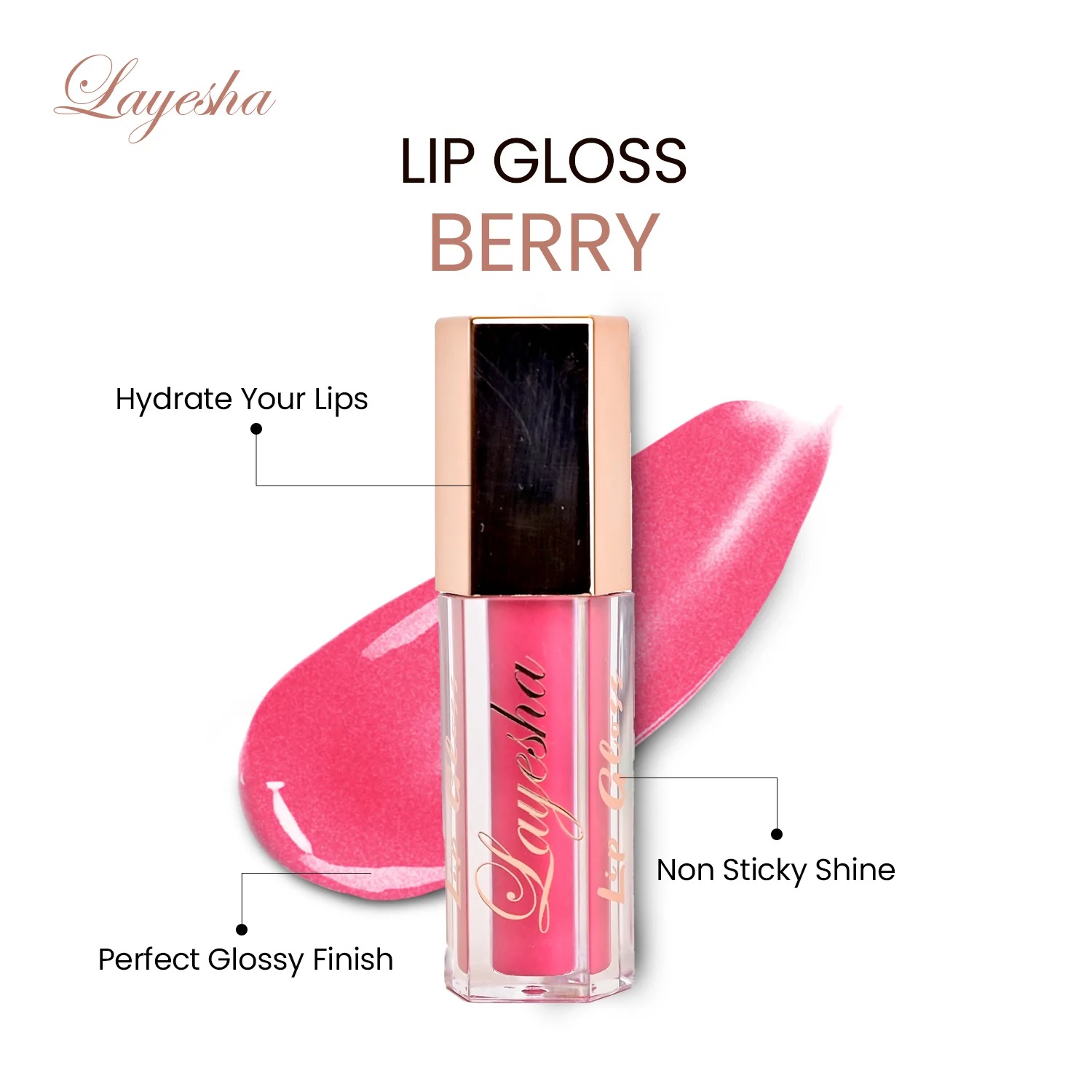 Layesha  Berry  Lip  Gloss