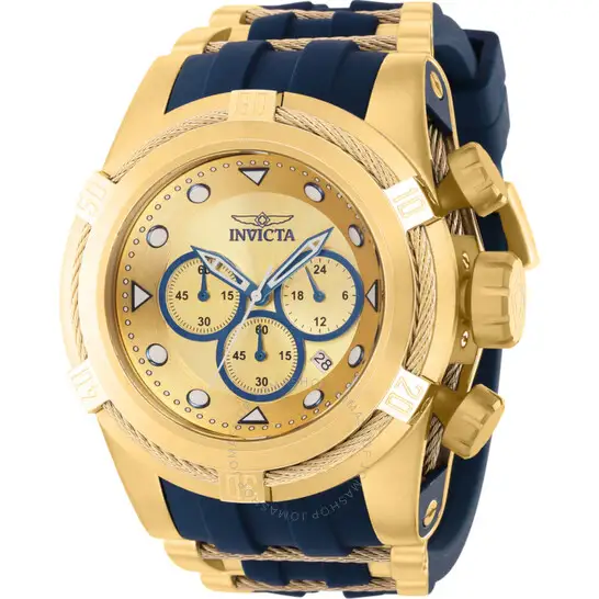 Invicta Bolt Chronograph Quartz Gold Dial Men's Watch