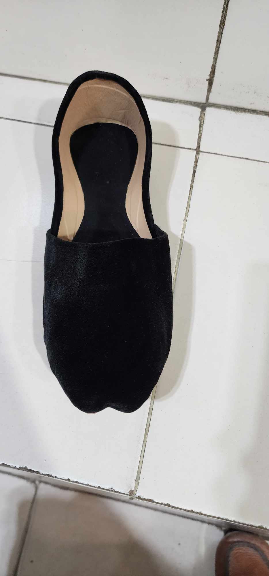 VELVET PANJABI BLACK KHUSSA BM 25