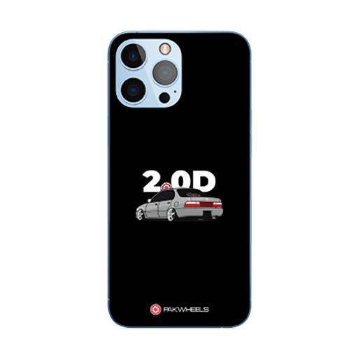 Customized Mobile Case for Apple iPhones (2.0D-Black Design - PW)