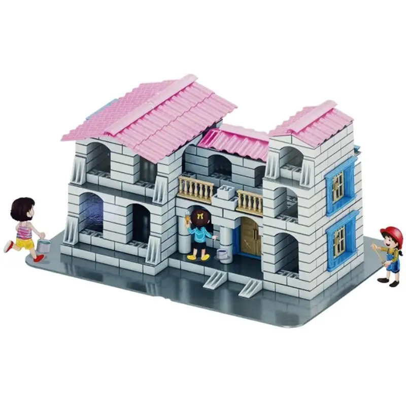 Mini Villa Architect With Lighting Doll House Set for Girls Building Blocks - 392 pcs No Ratings