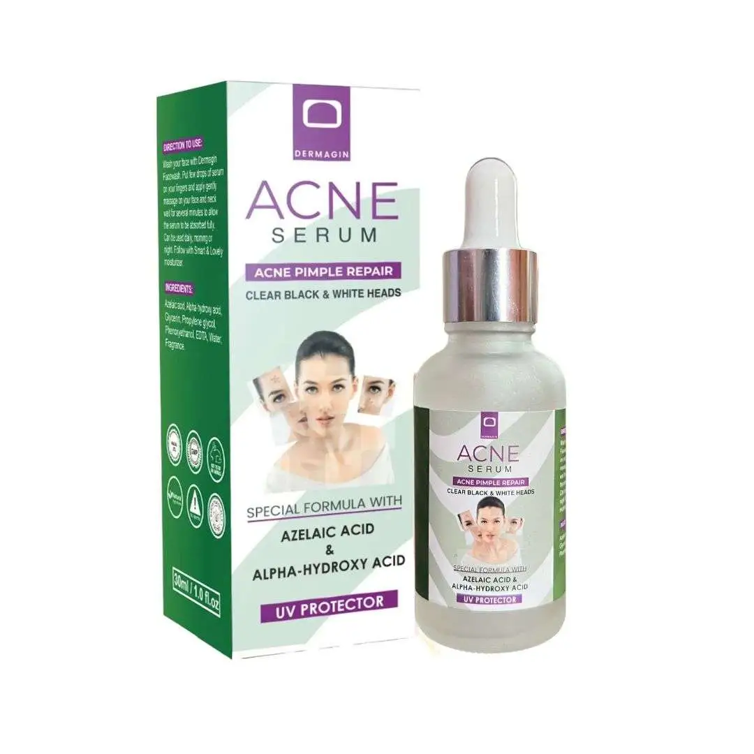 Dermagin Anti Acne serum with Azelic Acid for Acne pimple repair 30 ml