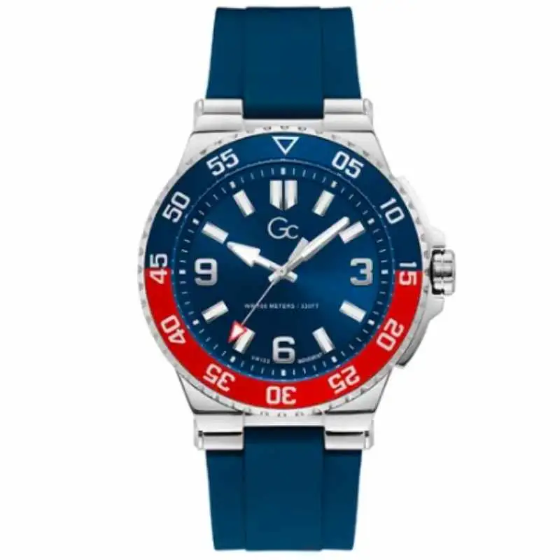 Gc Men's Water Resistant Chronograph Wrist Watch Y51001G7MF - 44 mm - Blue
